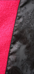 Mantel aus Merinowolle in Fuchsia Nr. 49