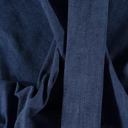 Oversize-Blazer aus Denim mit Glanzbeschichtung