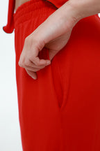 Palazzo-Hose aus Viskosejersey " Mohnessenz"