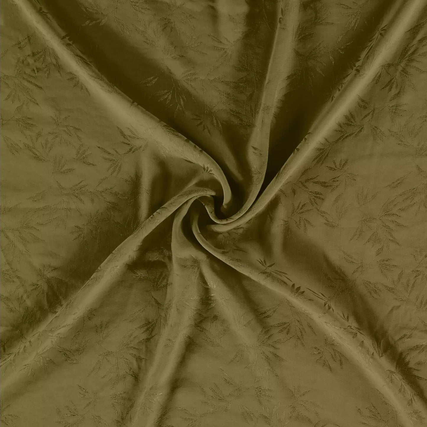 Kimonoanzug aus Lyocell Jacquard, Blätter Lemon