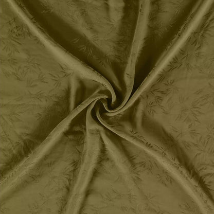 Kimonoanzug aus Lyocell Jacquard, Blätter Lemon