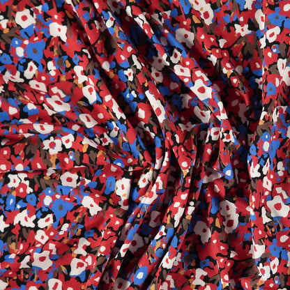 Wickelkleid aus zartem Viskosejersey mit Blumenprint